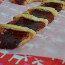 Christmas Cane - Strawberry tart
