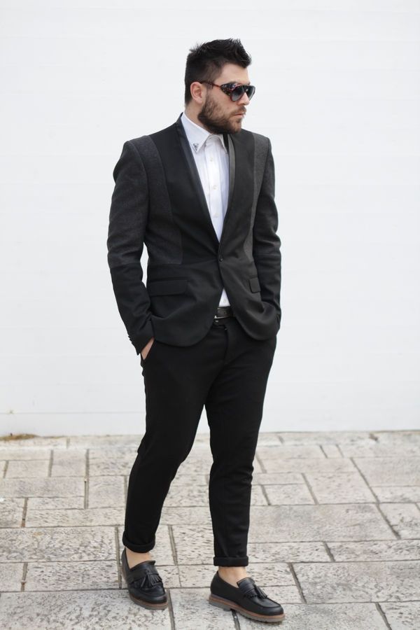 Γαβριήλ Νικολαΐδης cool artisan gabriel nikolaidis street style man fashion blogger suit pin collars asos versace