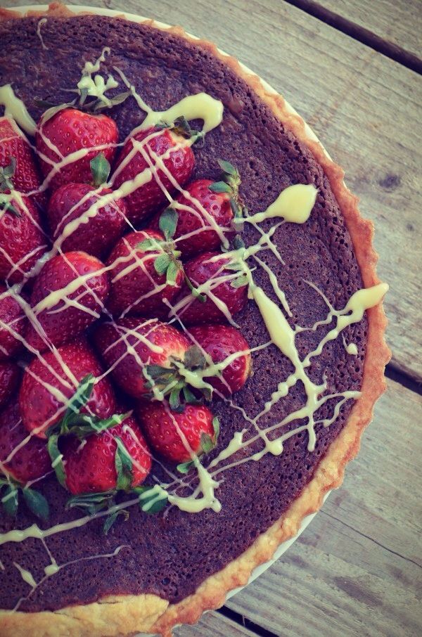 Chocolate and Strawberries tart, recipe, συνταγη, σοκολάτα, τάρτα, φράουλα, κουβερτούρα, εύκολη, απλή, Γαβριήλ Νικολαίδης, Cool Artisan