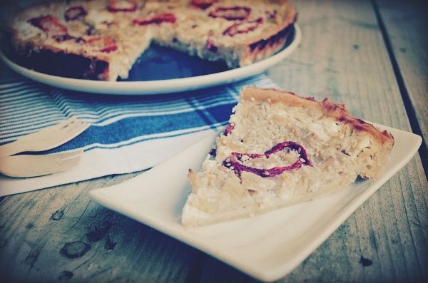 Fennel tart recipe with feta cheese and thyme, τάρτα, φινόκιο με τυρί φέτα, γραβιέρα, κόκκινες πιπεριές, θυμάρι Γαβριήλ Νικολαίδης, Cool Artisan 