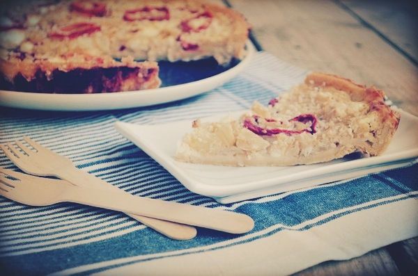 Fennel tart recipe with feta cheese and thyme, τάρτα, φινόκιο με τυρί φέτα, γραβιέρα, κόκκινες πιπεριές, θυμάρι Γαβριήλ Νικολαίδης, Cool Artisan 