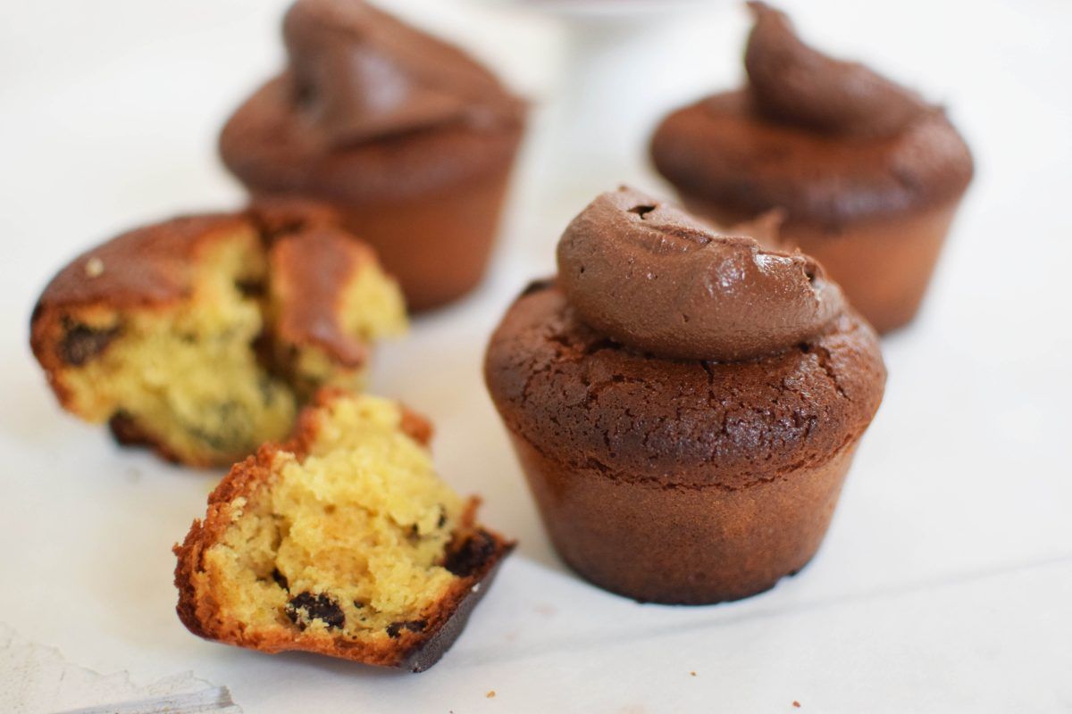Vegan Chocolate - Tahini Cupcakes, recipe, chocolate, cool artisan, food styling, saveur