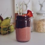 vegan,smoothie,stawberry,cacao